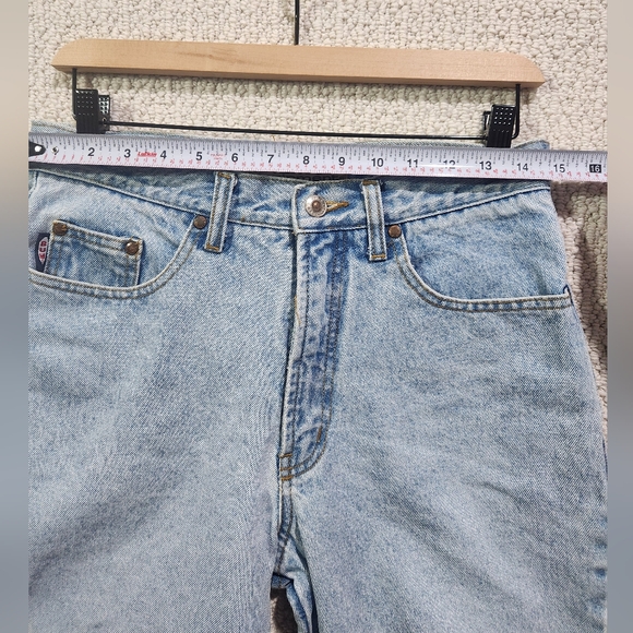 VTG Y2K BUM Equipment Mom Shorts High Waist 30" Waist Sz 10 12 Pockets‎ Denim - Picture 4 of 7